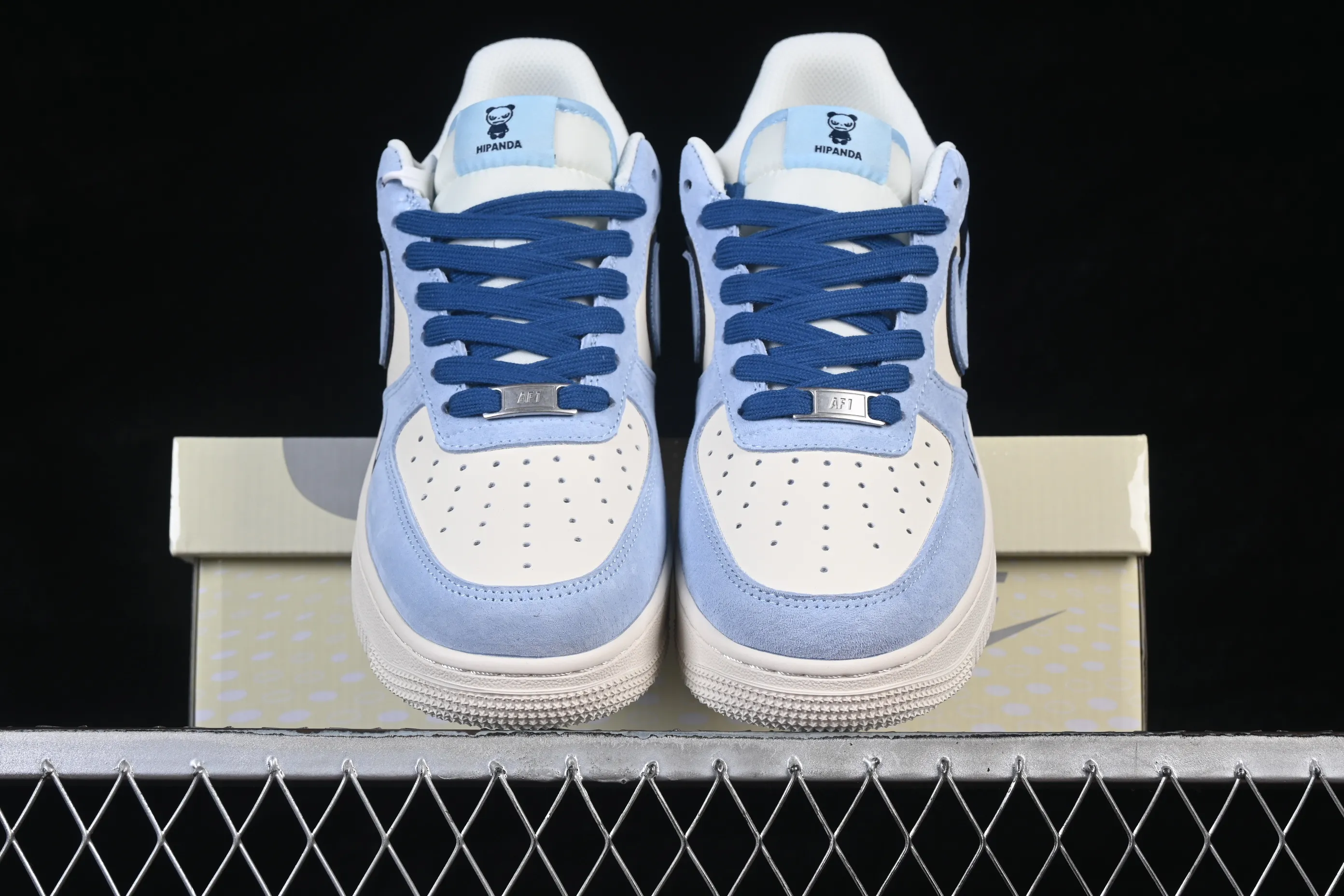 All categories Nk Air Force 1 Air Force series Nk Air Force 1 Low Air Force low top Nike Air Force 1'07 Low Violent Bear joint North Carolina blue double hook Air Force 1 low top casual sneakers XD9314-616